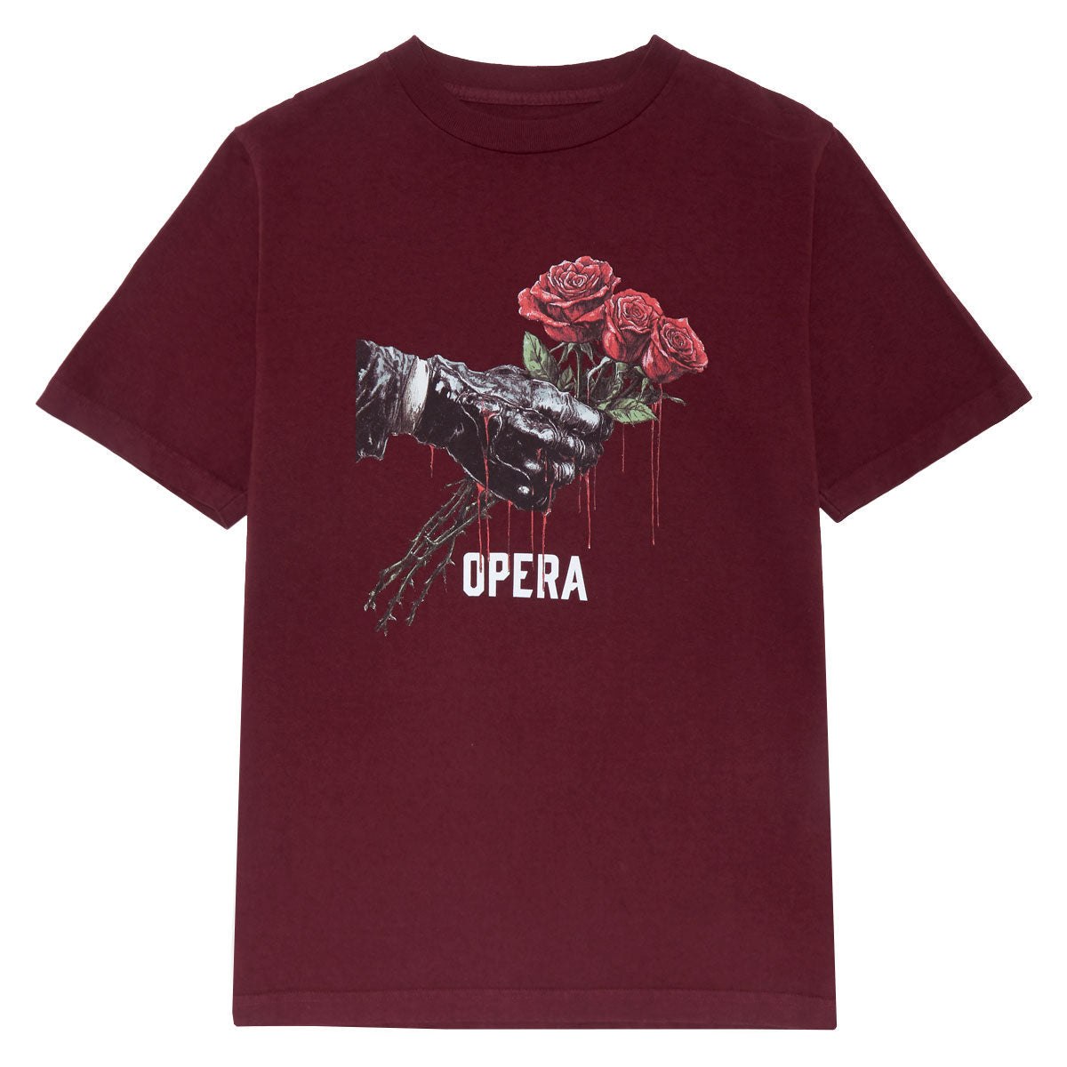 Opera Grip T-Shirt - Burgundy image 1