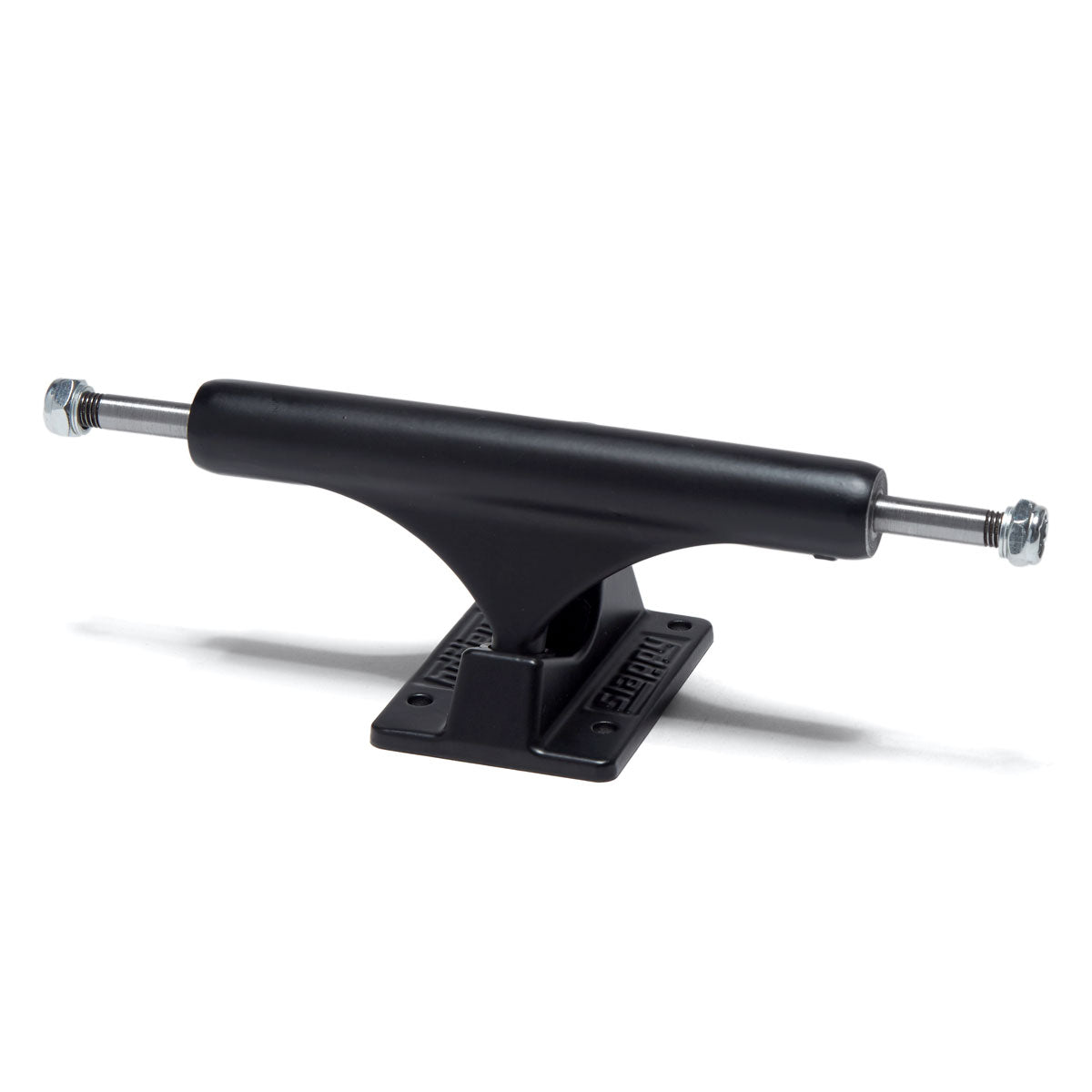 Slappy ST1 Inverted Hollow Lights Ultra Low Kingpin Skateboard Trucks - Matte Black/Black Gold - 9.00