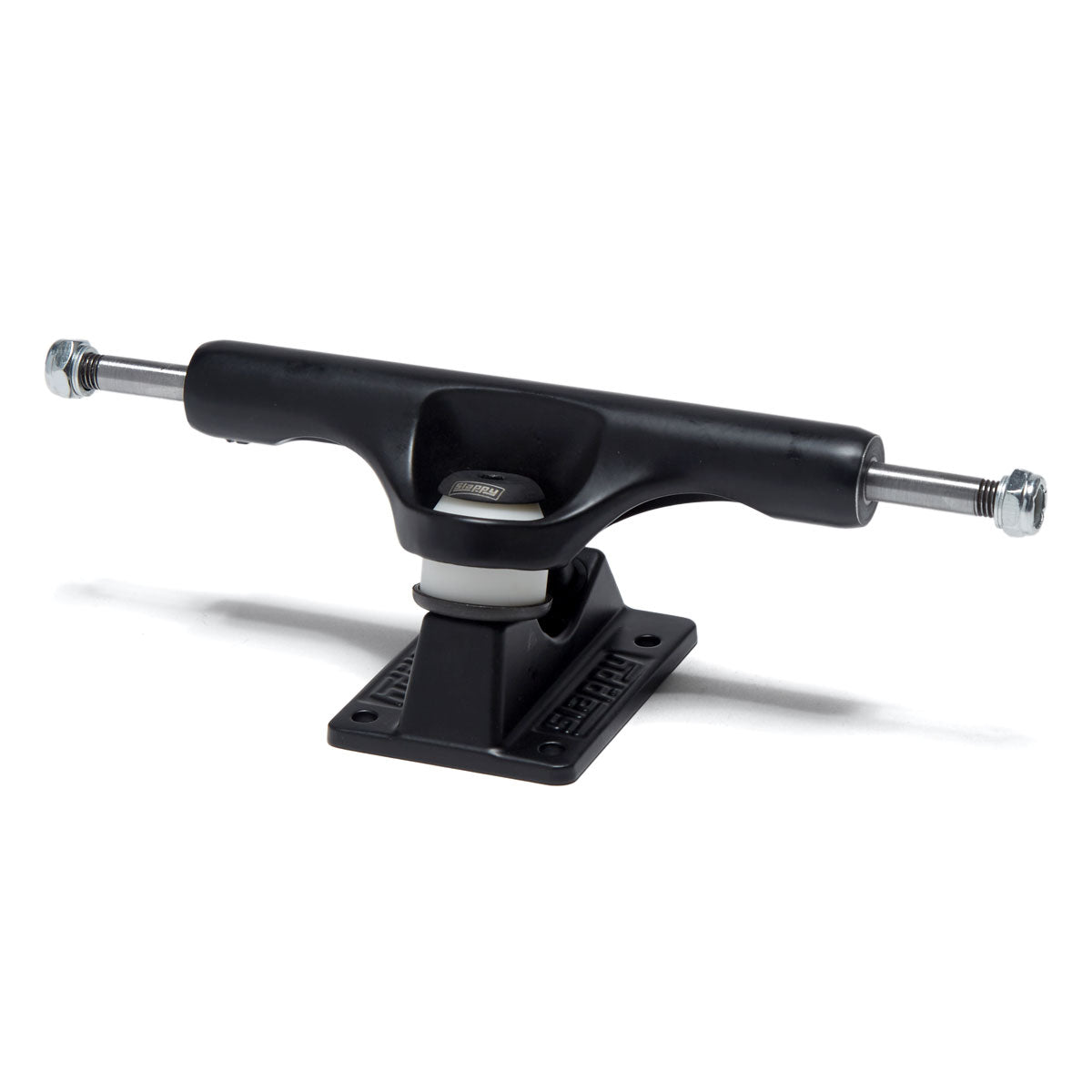 Slappy ST1 Inverted Hollow Lights Ultra Low Kingpin Skateboard Trucks - Matte Black/Black Gold - 9.00