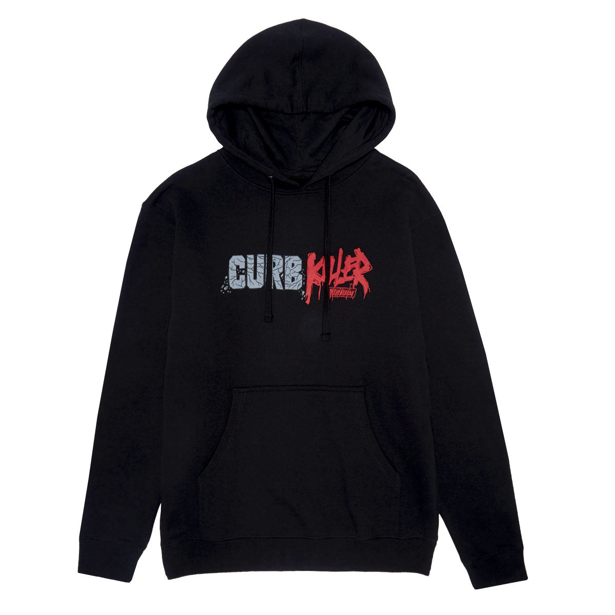 Slappy Curb Killer Wordmark Hoodie - Black image 1