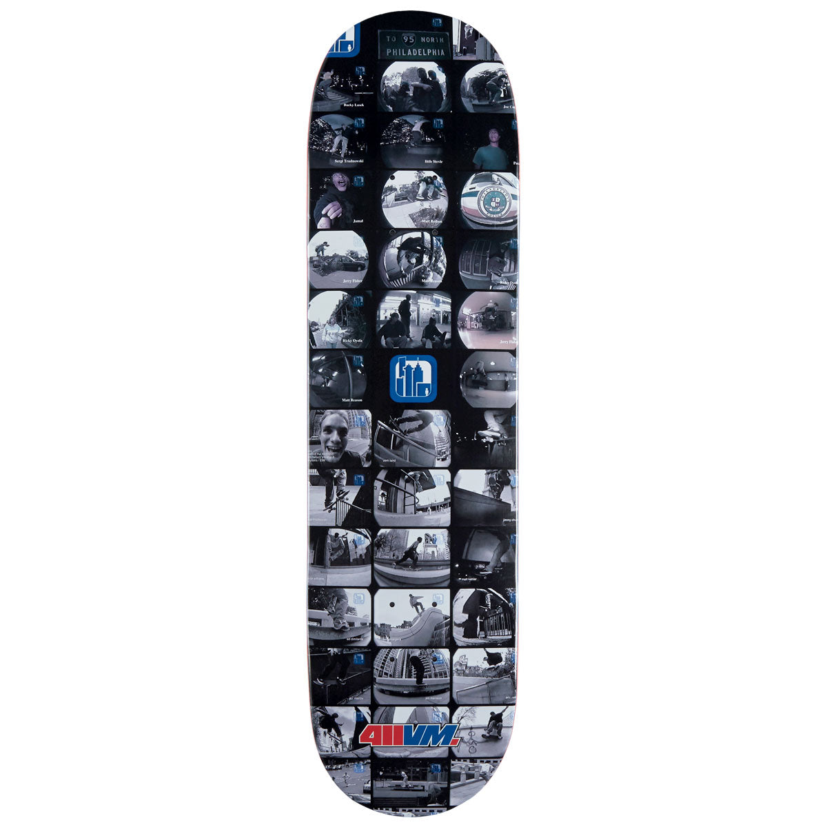 411VM Metrospective Frame Grab Skateboard Deck - 8.25