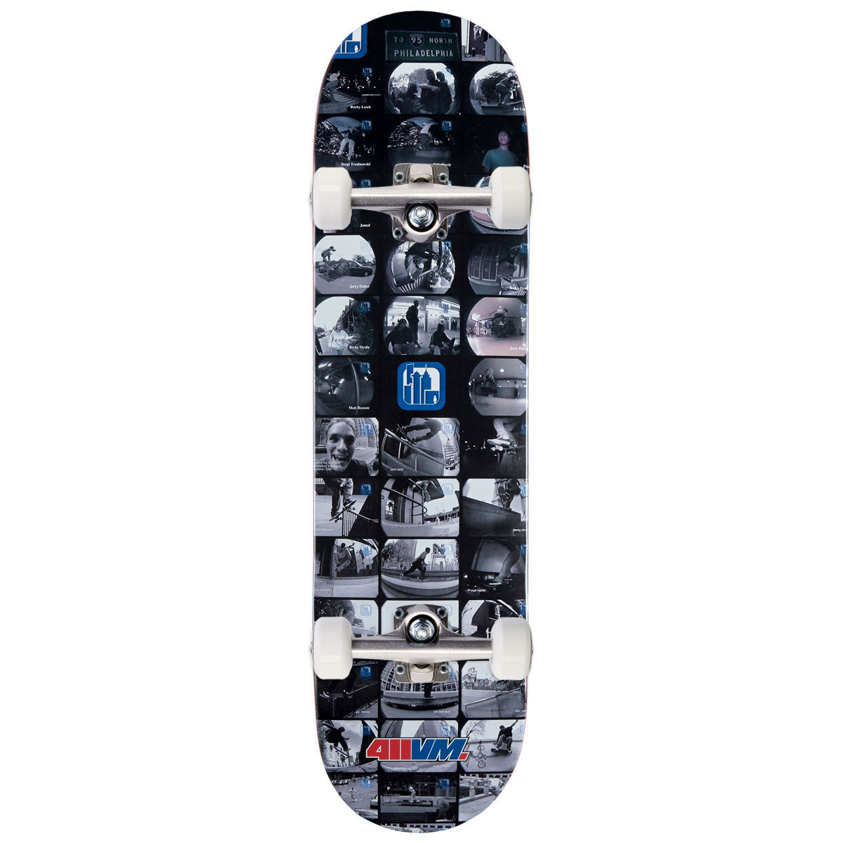 411VM Metrospective Frame Grab Skateboard Complete - 8.25