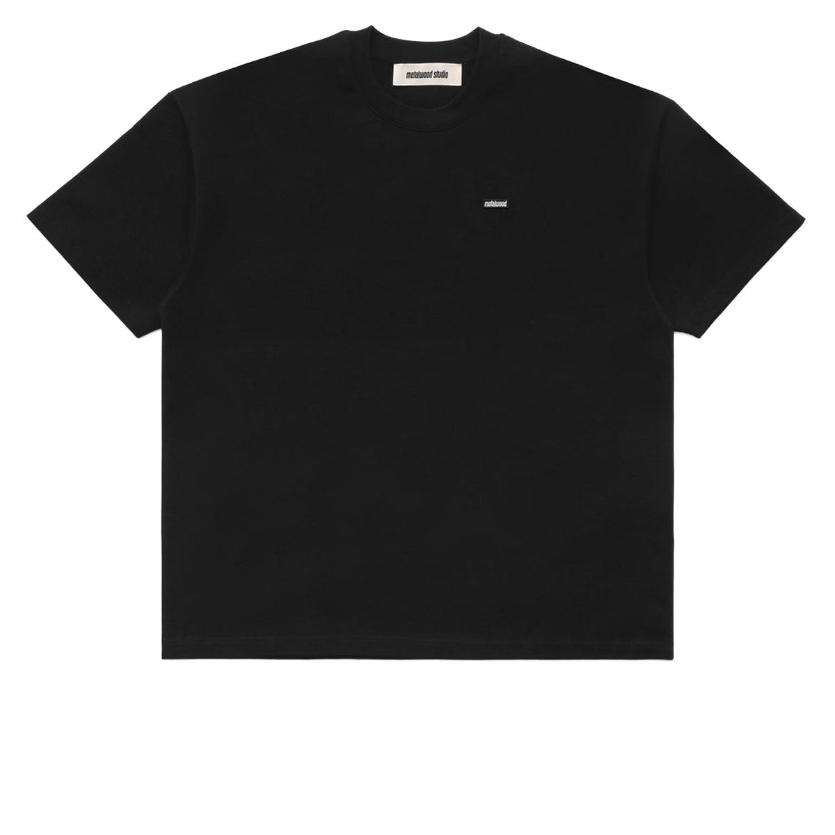 Metalwood Heavyweight Mini Metal Logo T-Shirt - Black II image 1