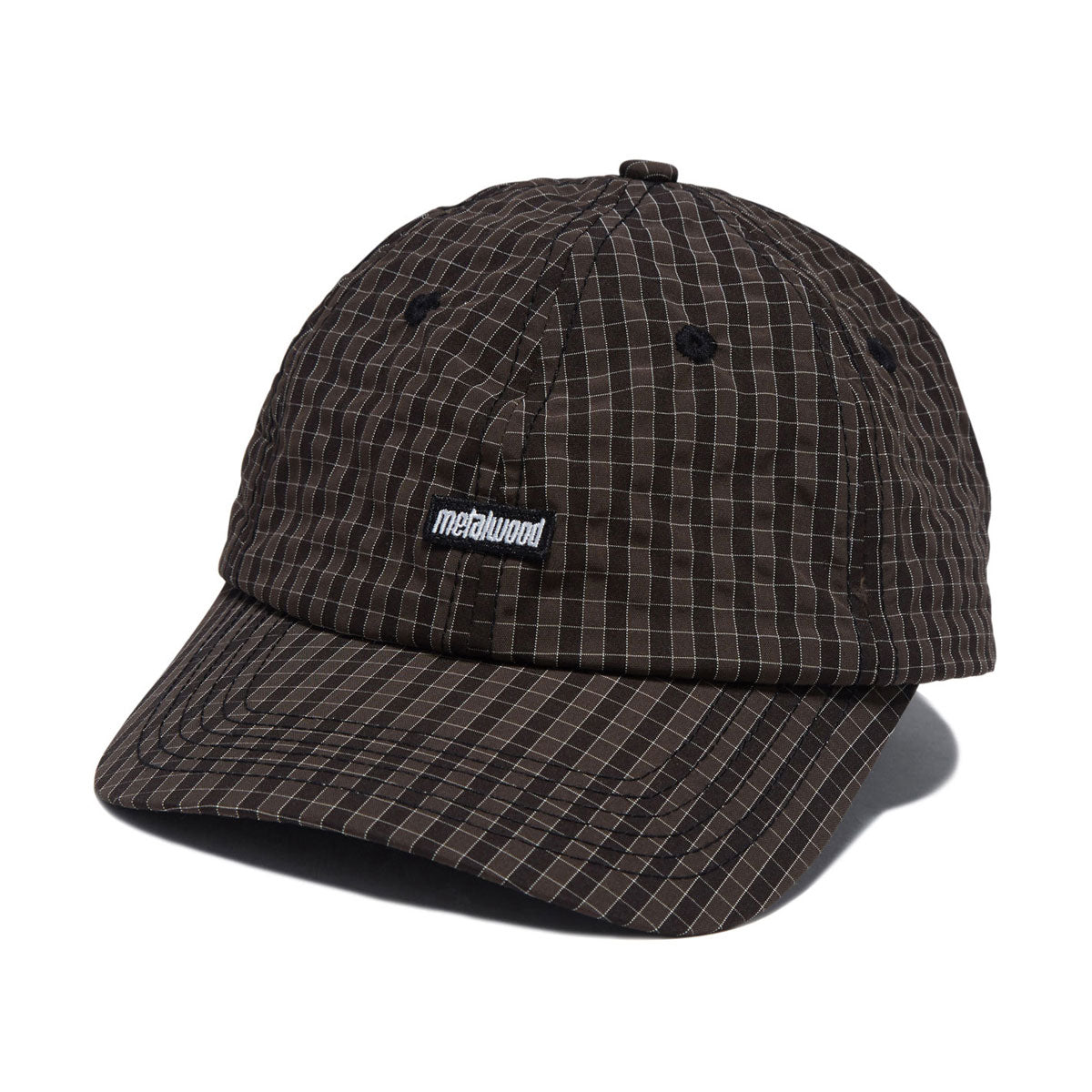 Metalwood Mini Metal Logo Dad Hat - Brown image 1