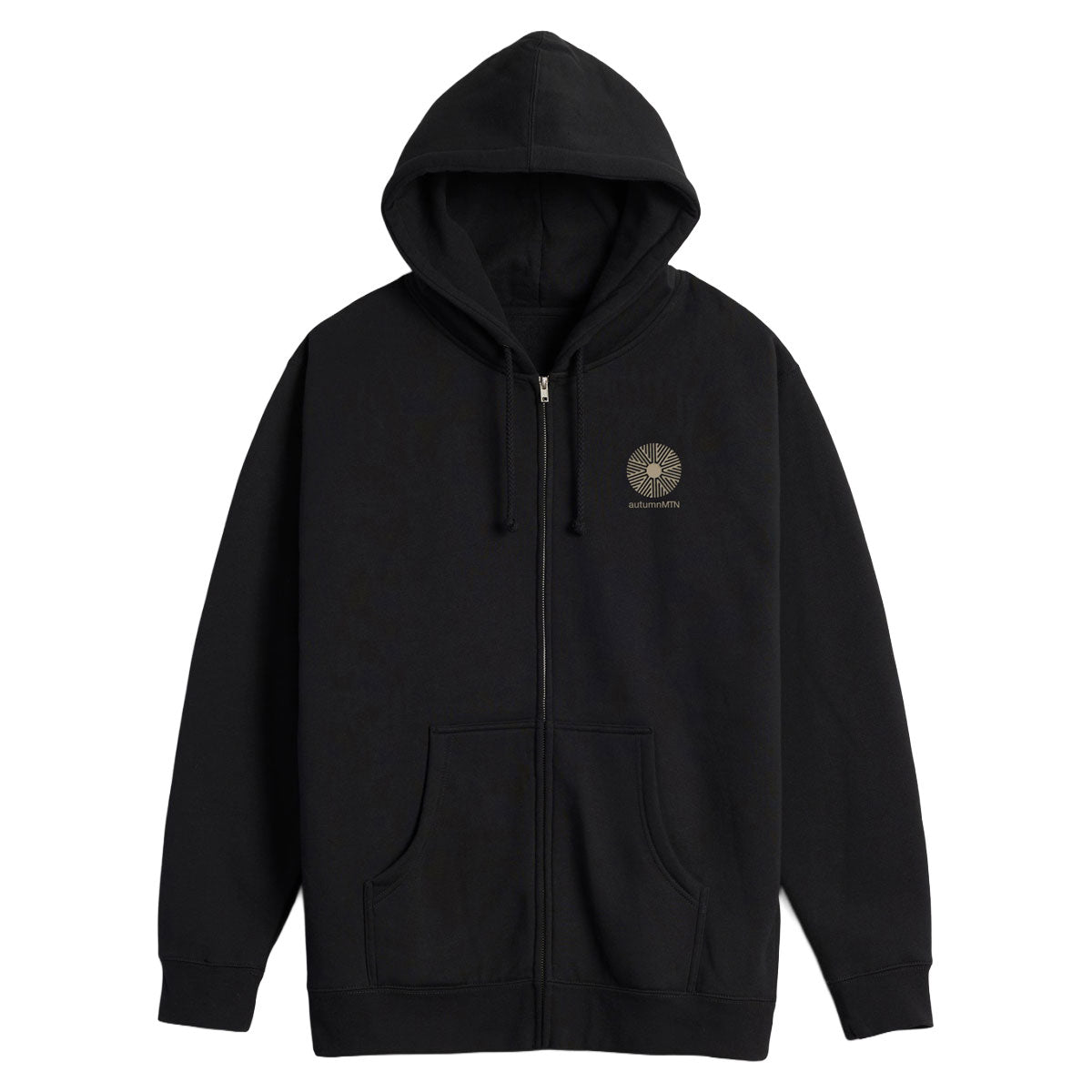 Autumn Mtn Zip Hoodie - Black image 1