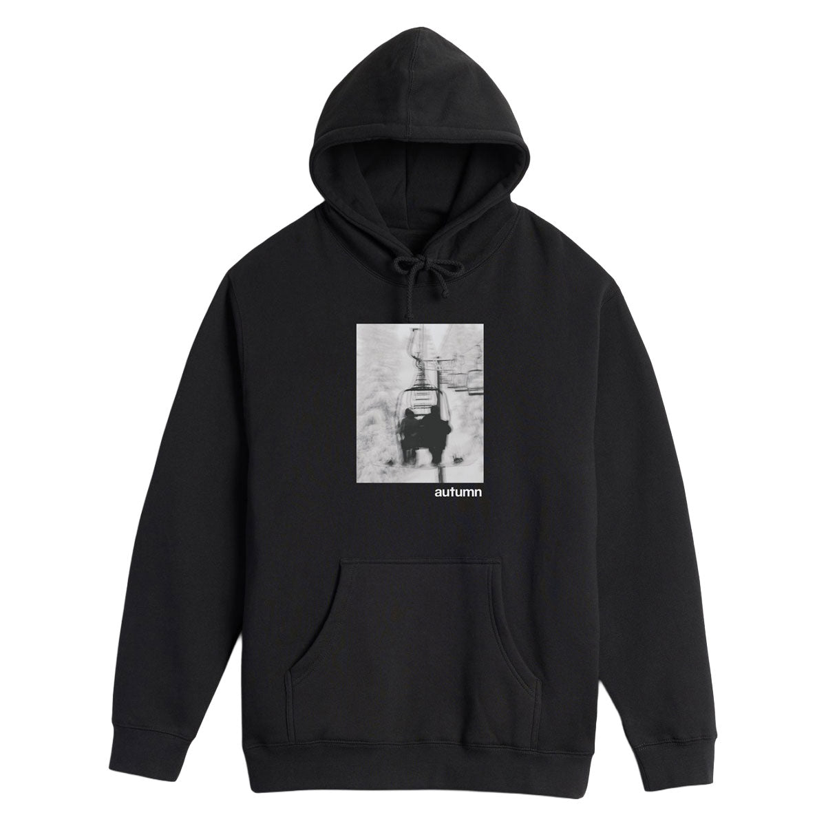 Autumn Highway Hoodie - Black image 1