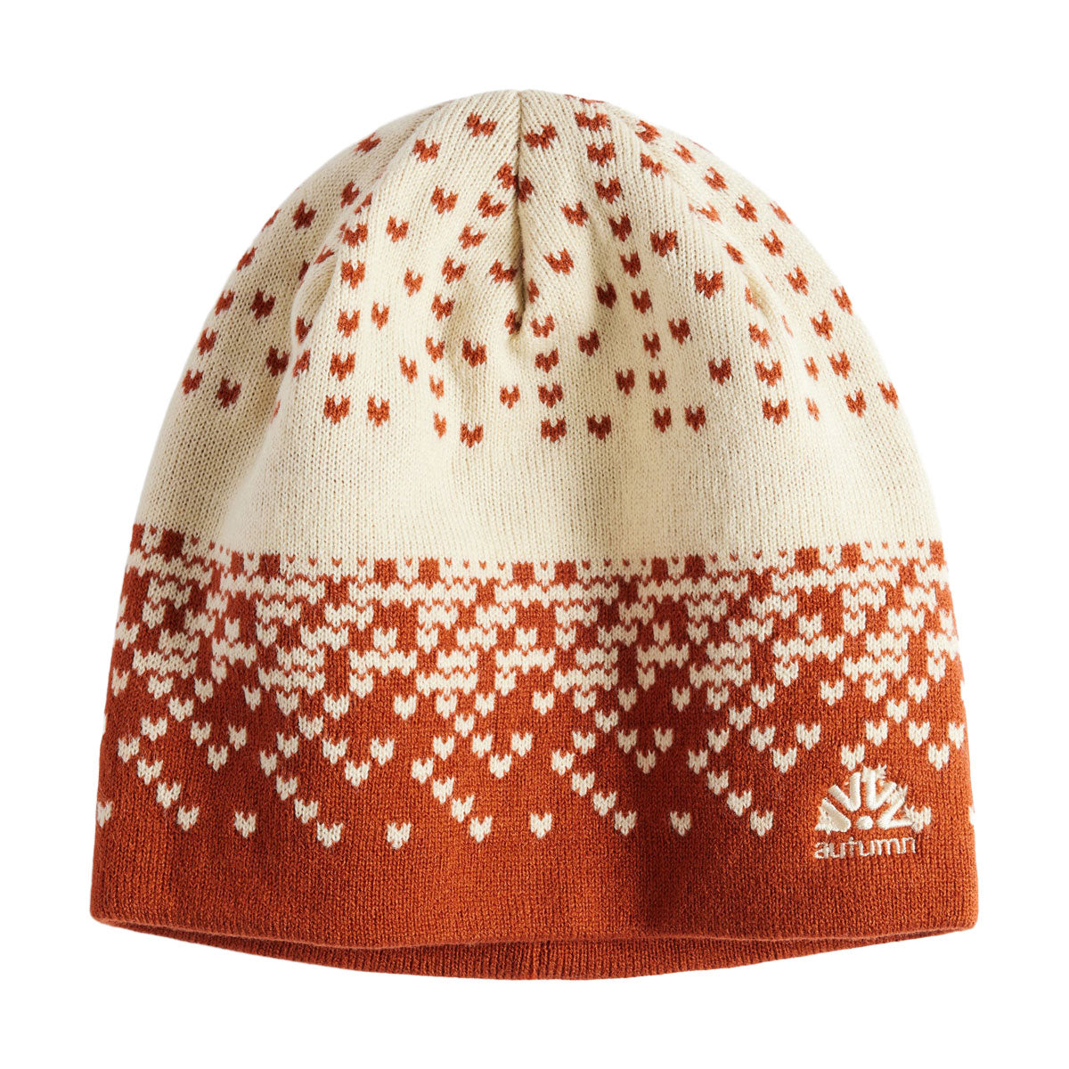 Autumn Warp Beanie - Eggshell image 1