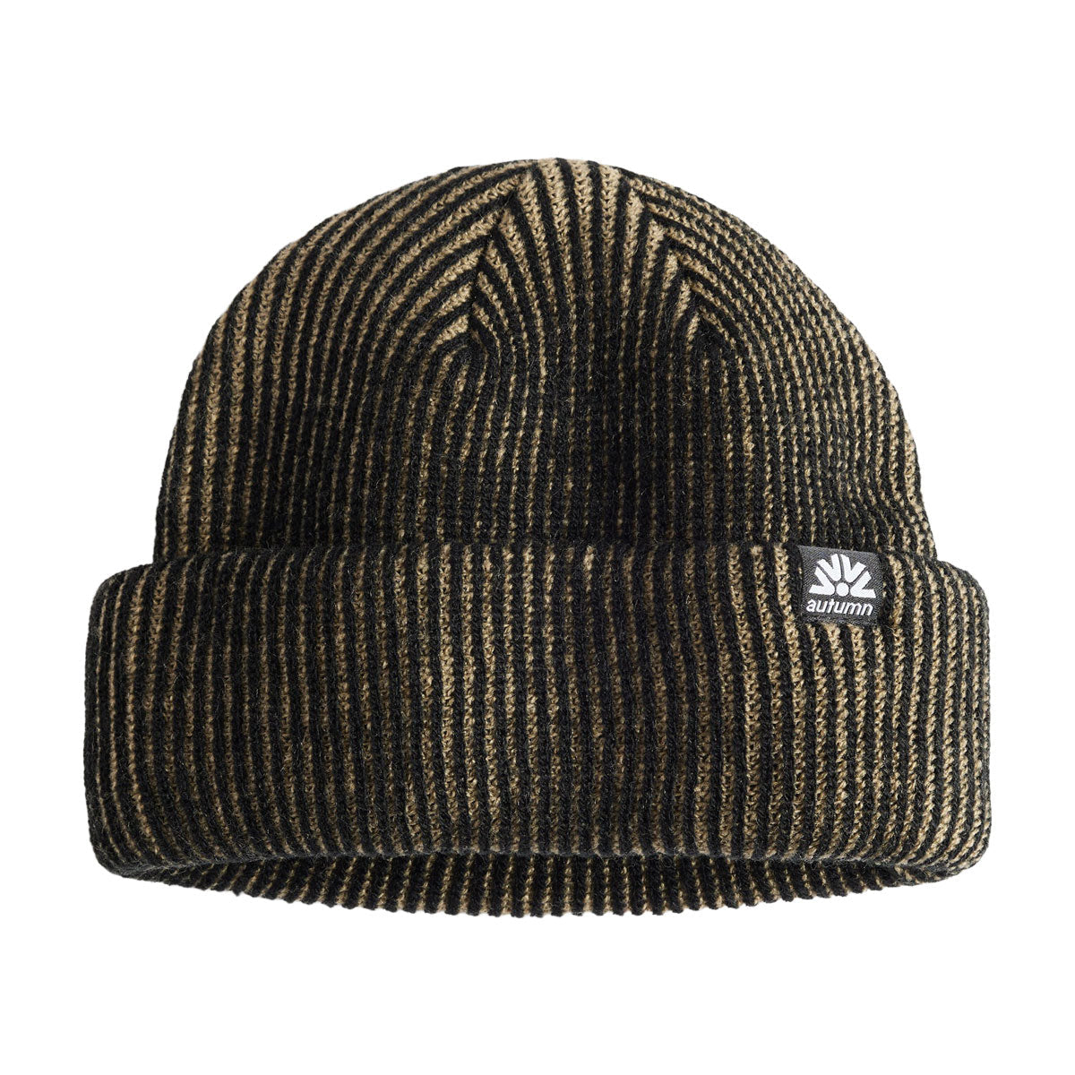Autumn Cord Double Roll Beanie - Chinchilla image 1