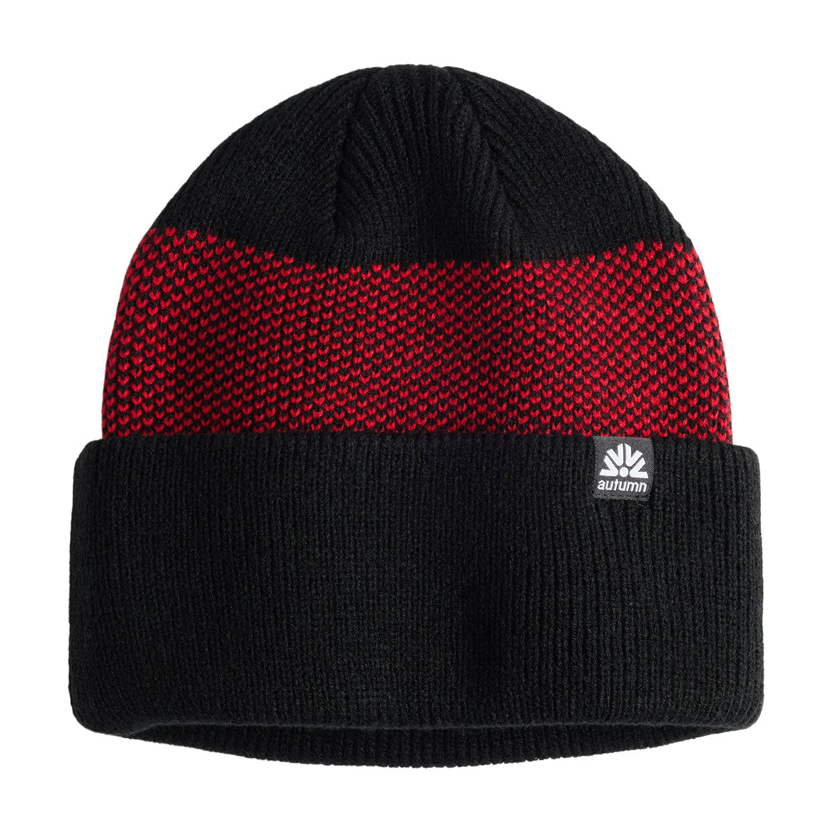Autumn Birdseye Beanie - Black image 1