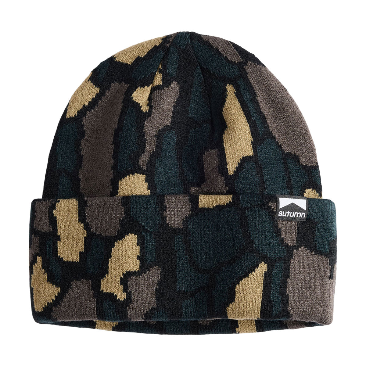 Autumn Treebark Beanie - Black image 1