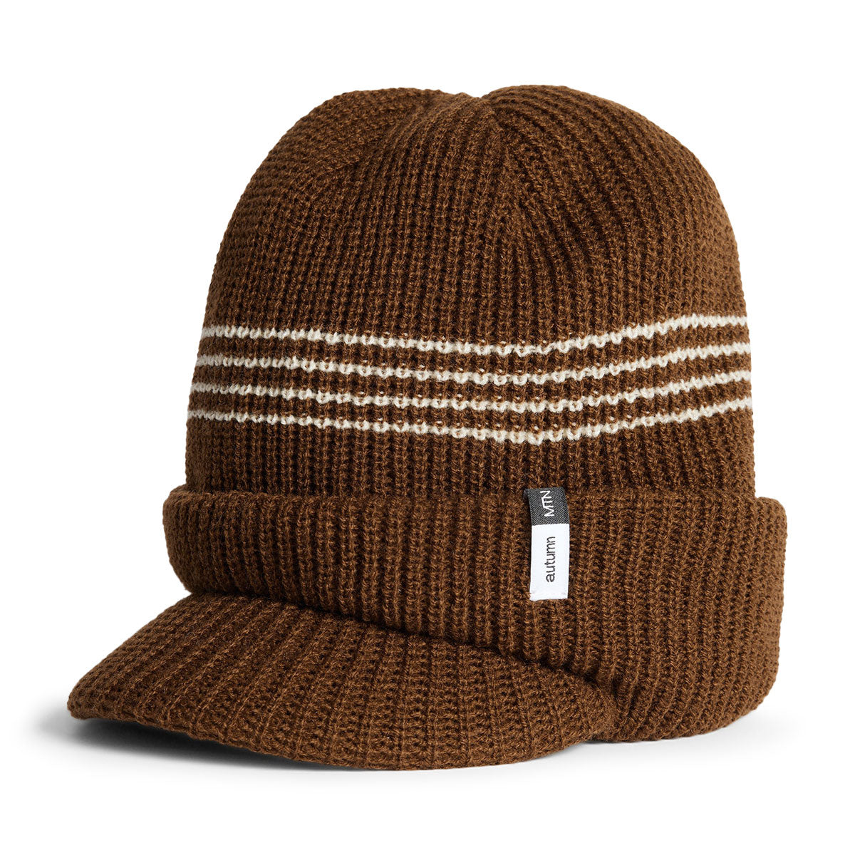 Autumn Visor Beanie - Brown image 1