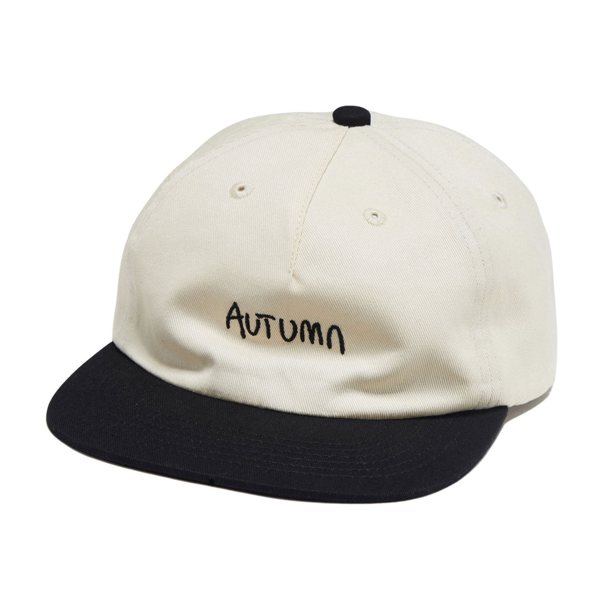Autumn Two Tone Twill Snapback Hat - Eggshell image 1
