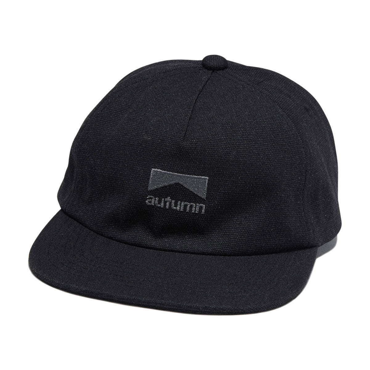 Autumn Washed Canvas Strapback Hat - Black 2025 image 1