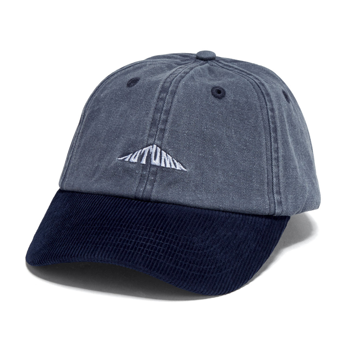 Autumn Prewashed Canvas Strapback Hat - Navy image 1