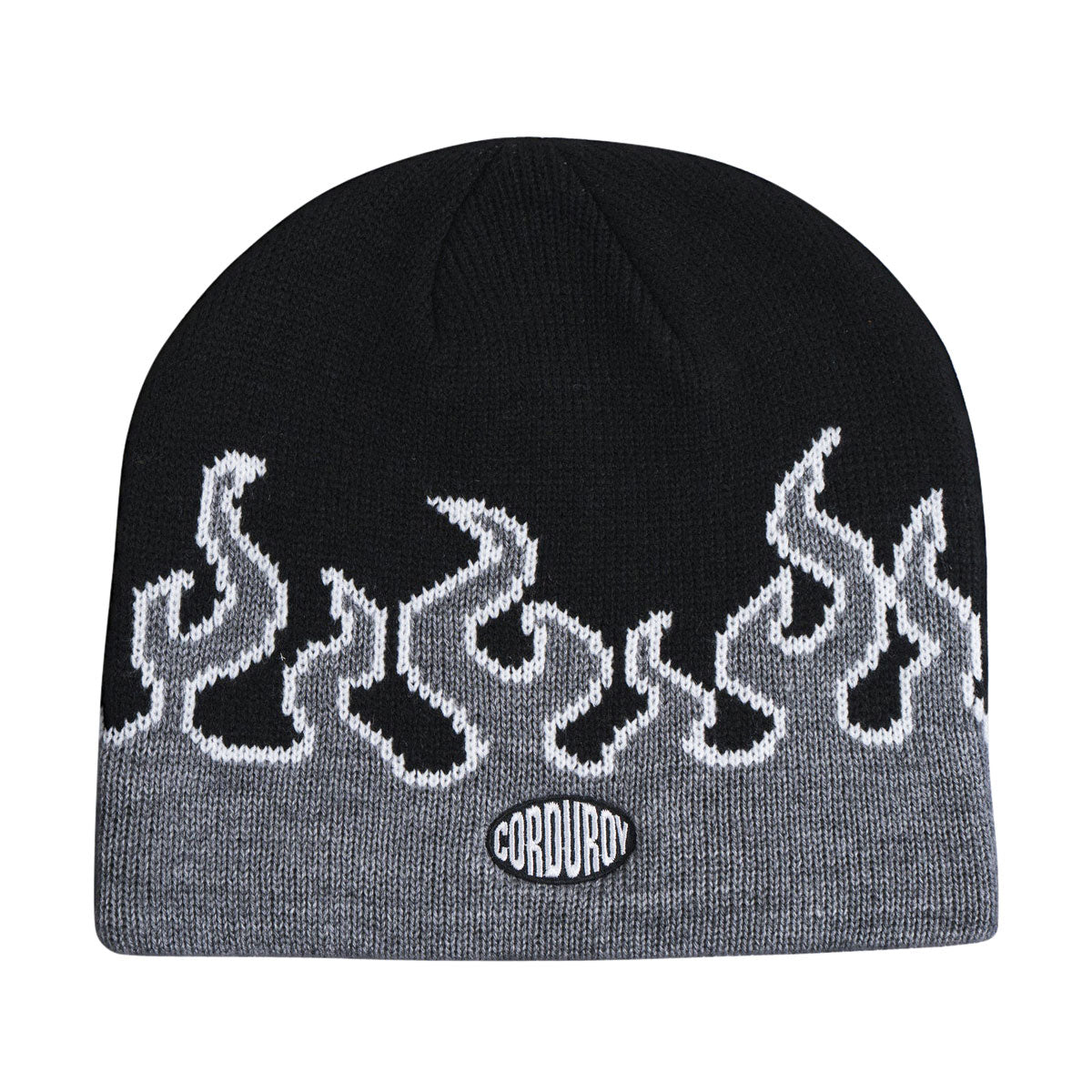 Corduroy LL Burn Skully Beanie - Black image 1