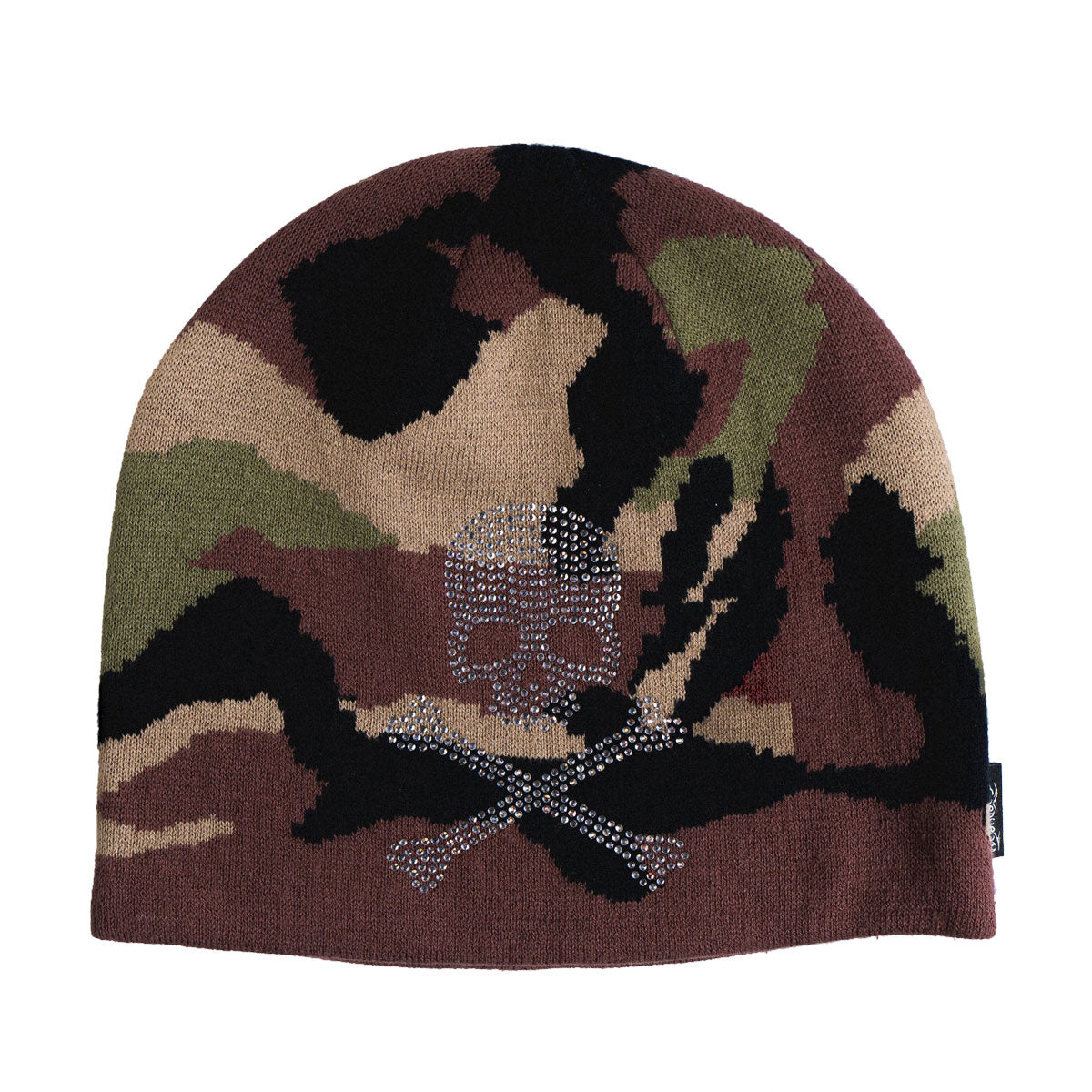 Corduroy Shine On Skully Beanie - Camo image 1