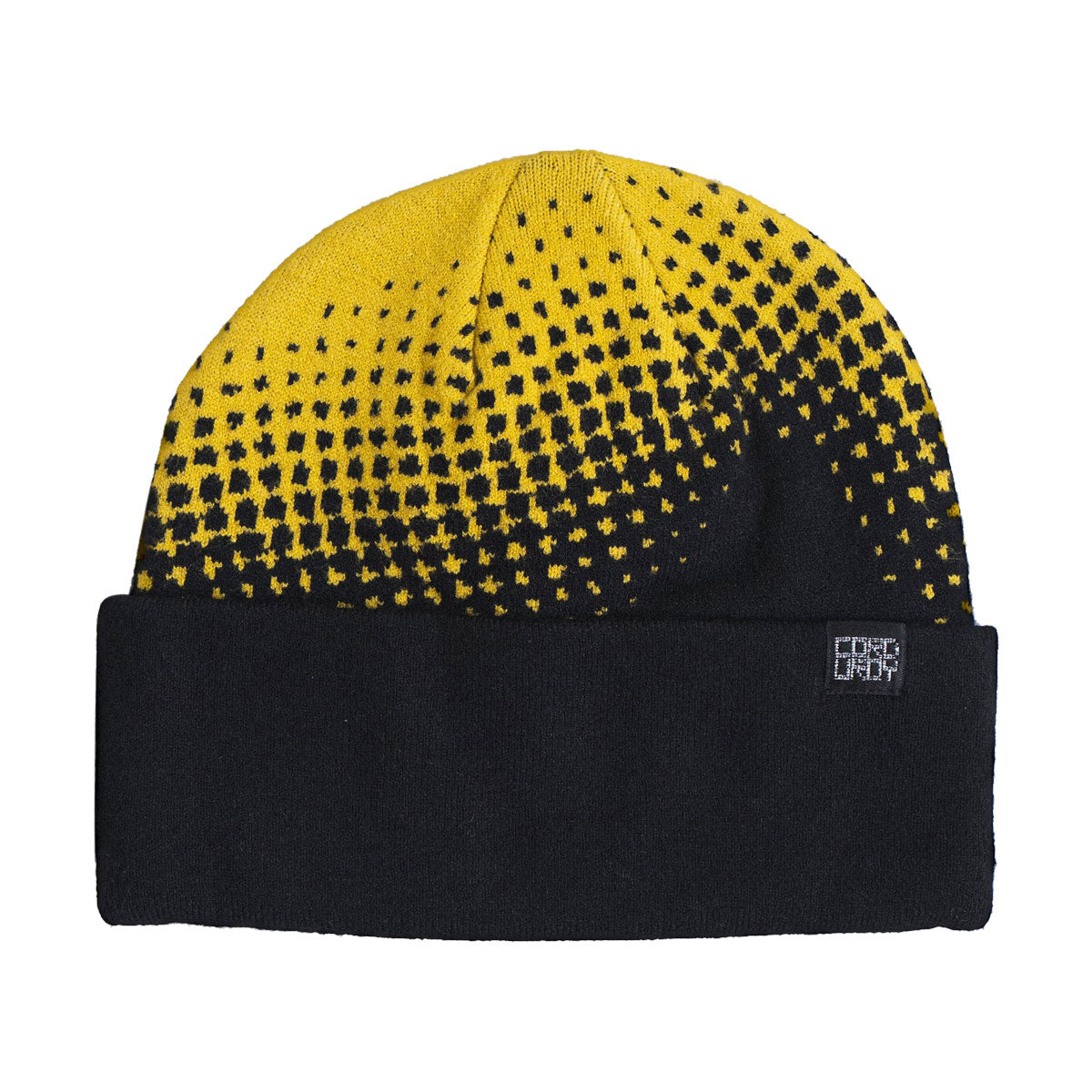 Corduroy Halftone Beanie - Black image 1