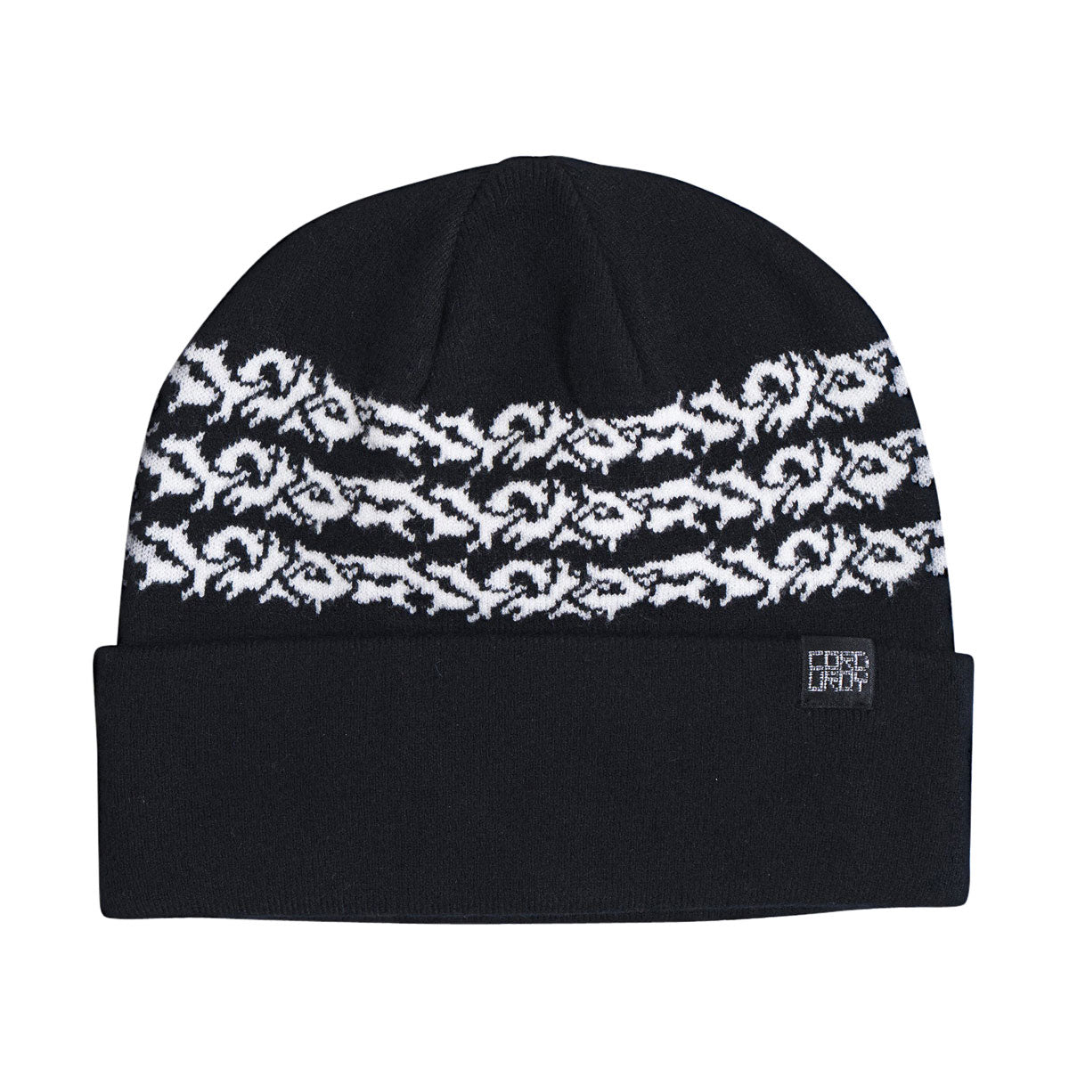 Corduroy Prickly Beanie - Black image 1