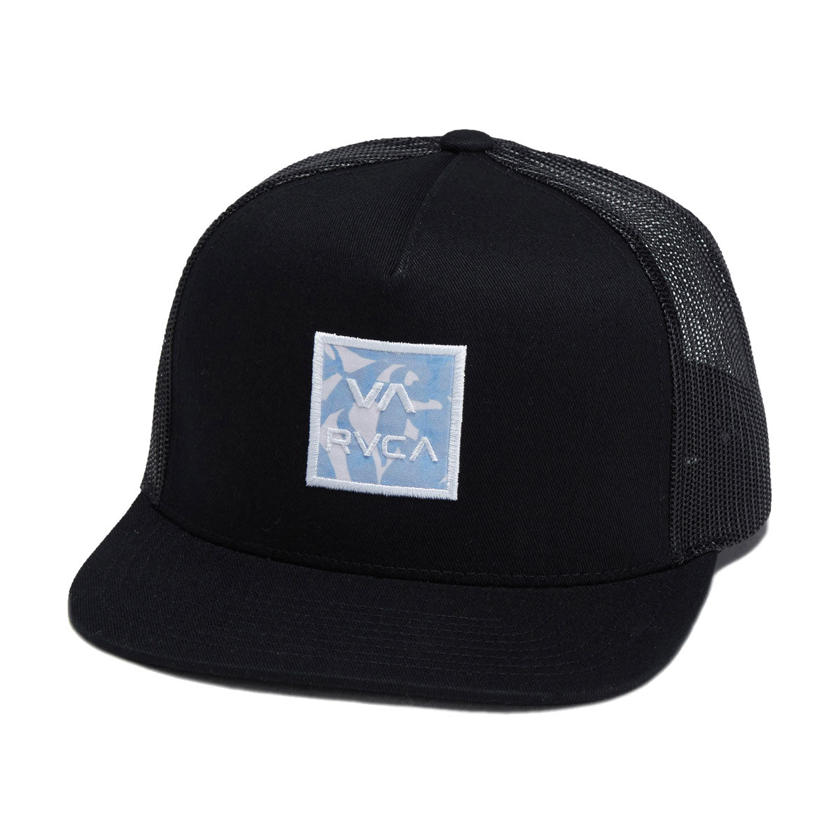 RVCA VA All The Way Print Trucker Hat - Black image 1