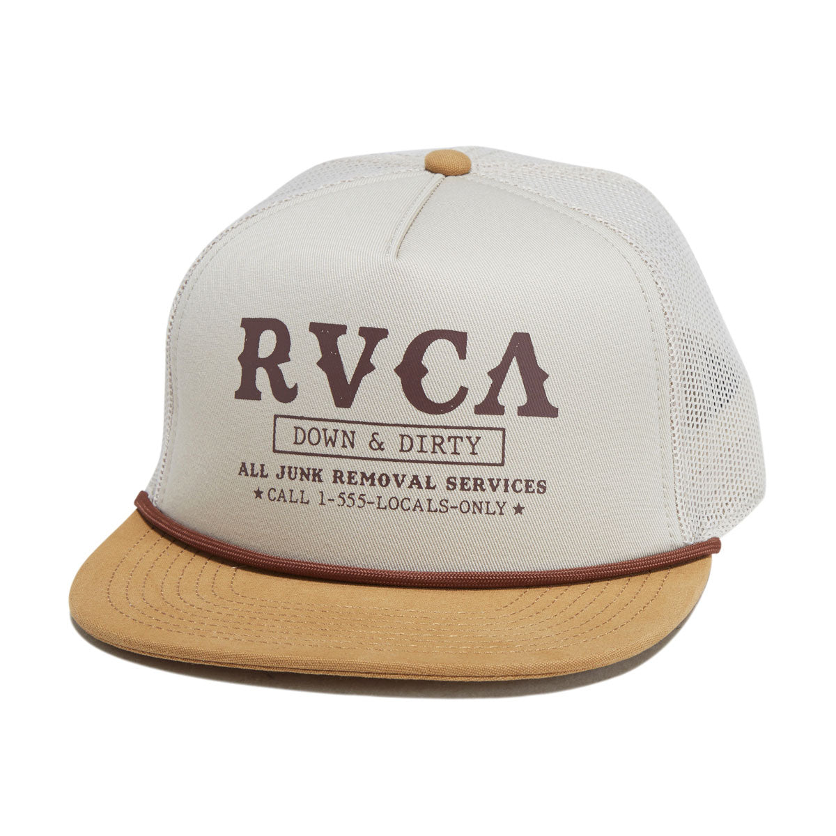 RVCA D & D Trucker Hat - Tan image 1