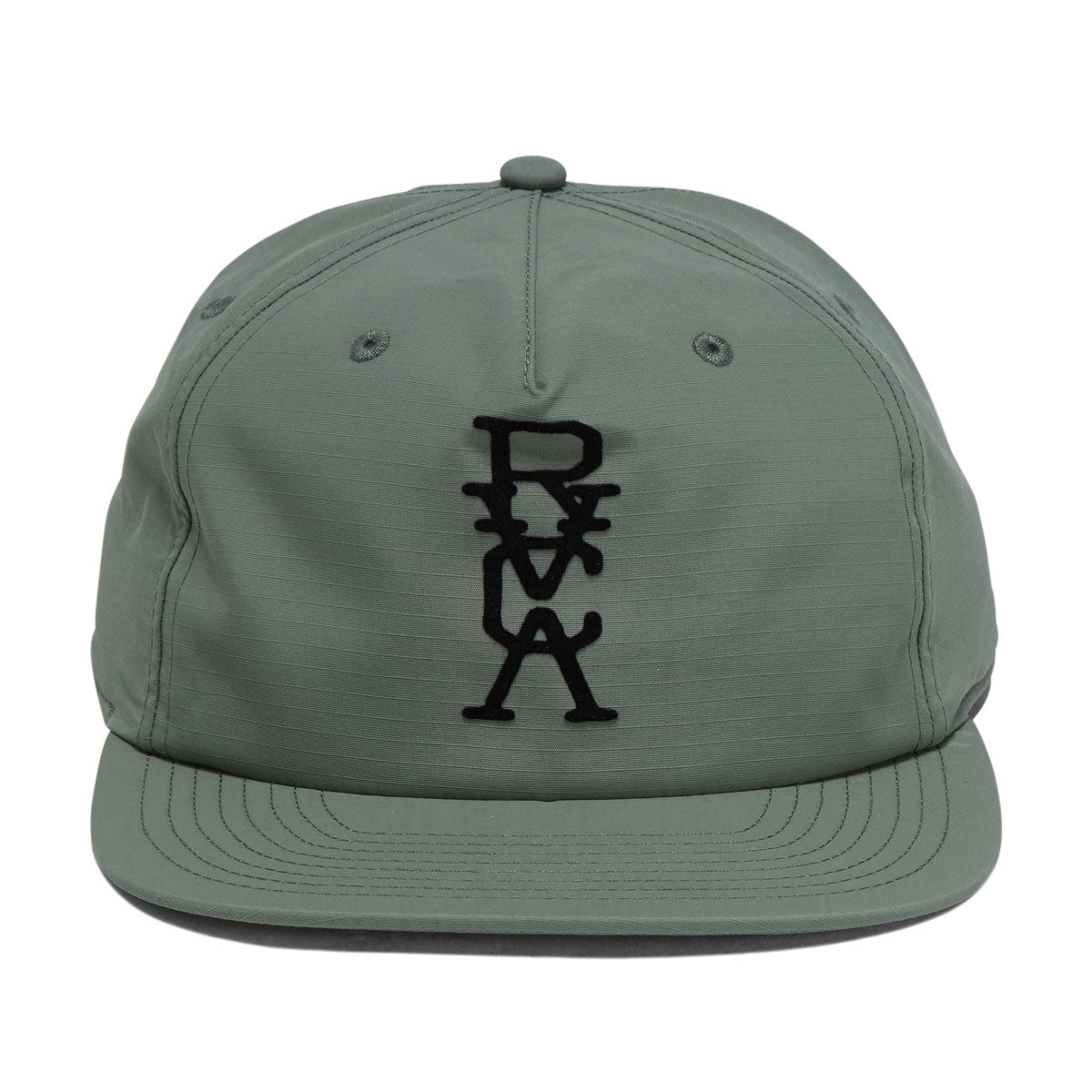 RVCA Vertical Snapback Hat - Ranger Green image 3