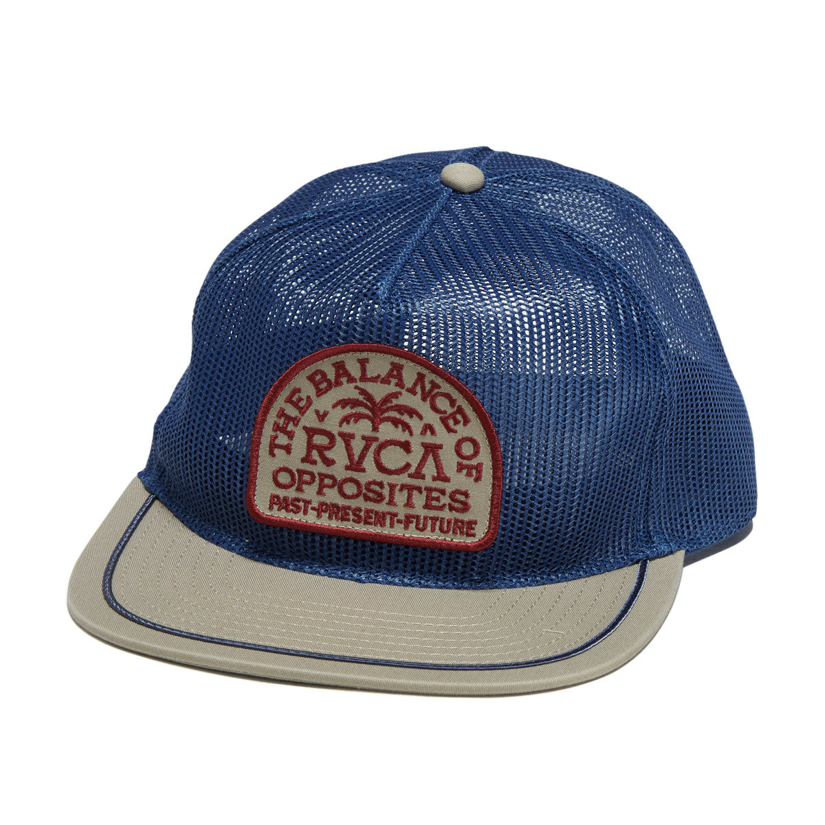 RVCA Palm Serif 5-Panel Mesh Hat - Navy image 1