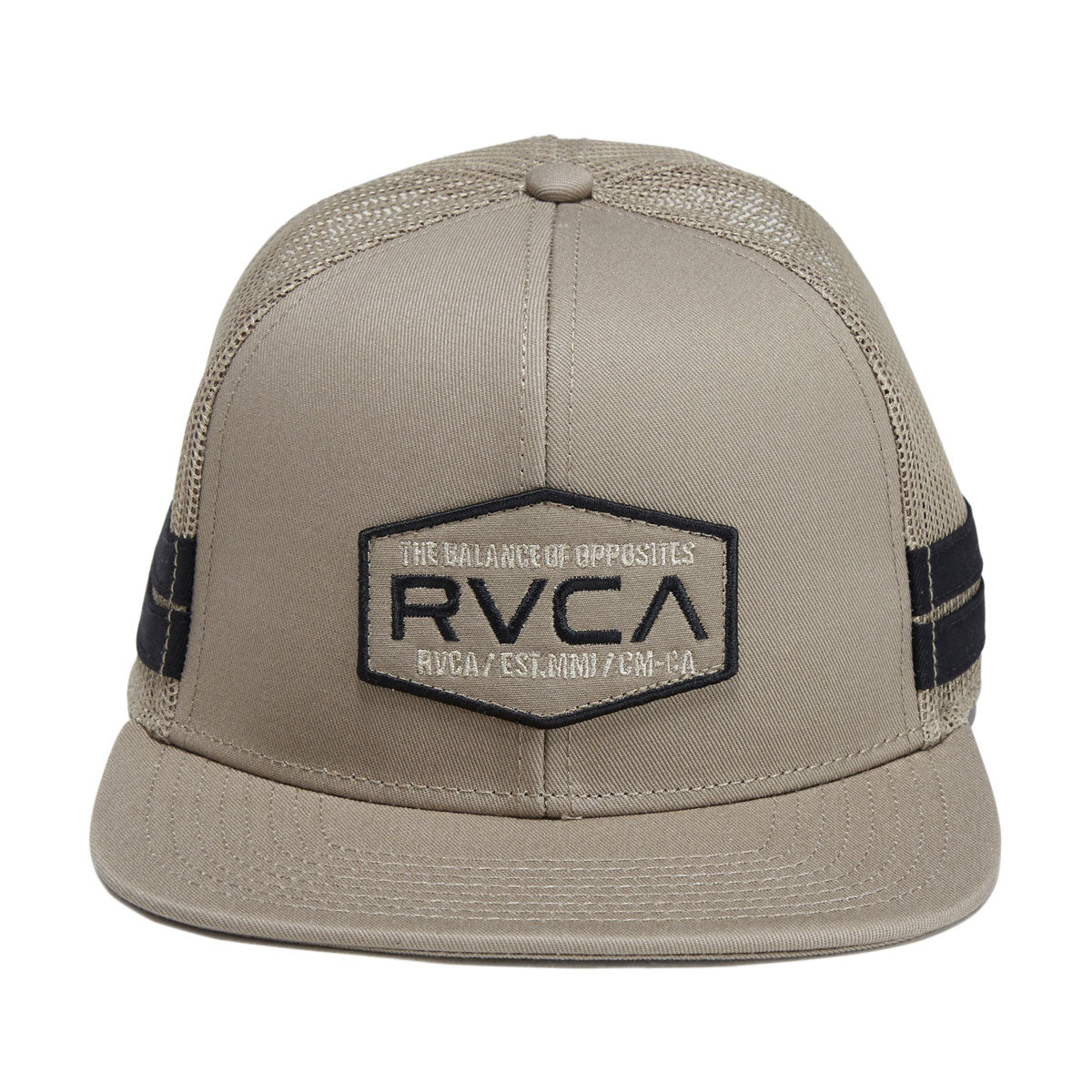 RVCA Band Shift Snapback Hat - Dark Khaki image 3