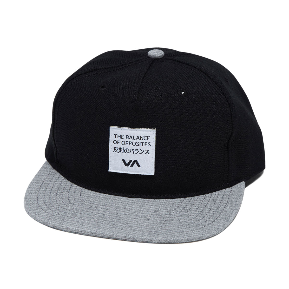 RVCA Foreign Snapback Hat - Black image 1