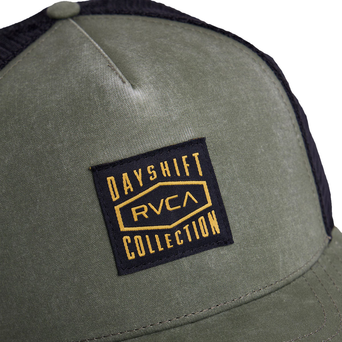 RVCA Dayshift Canvas Trucker Hat - Olive image 3