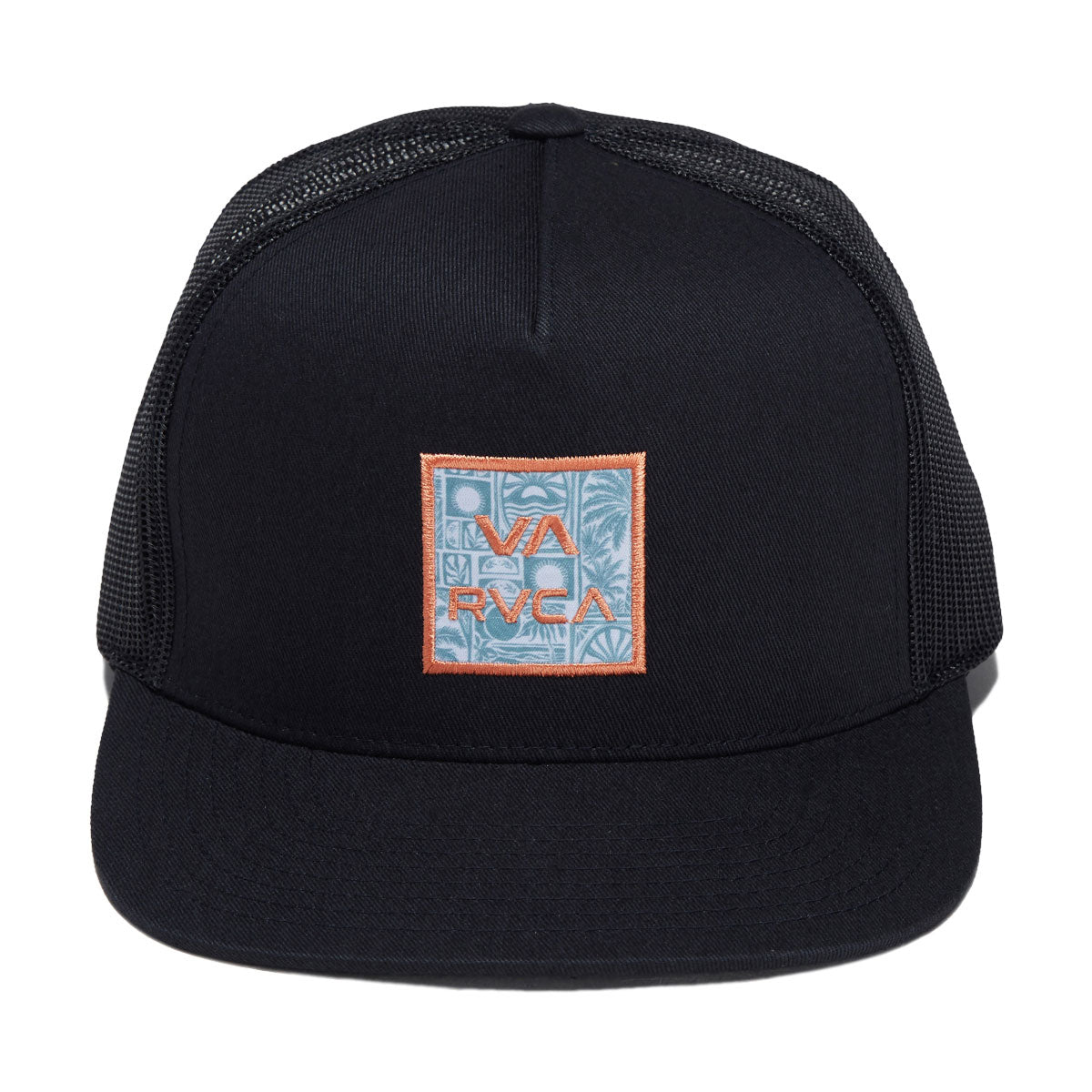 RVCA VA ATW Print Trucker Hat - Blue Combo image 3