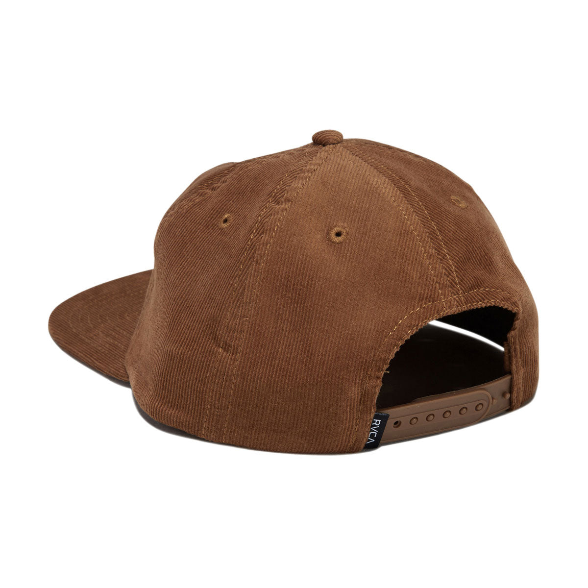 RVCA Big RVCA Cord Snapback Hat - Camel image 2