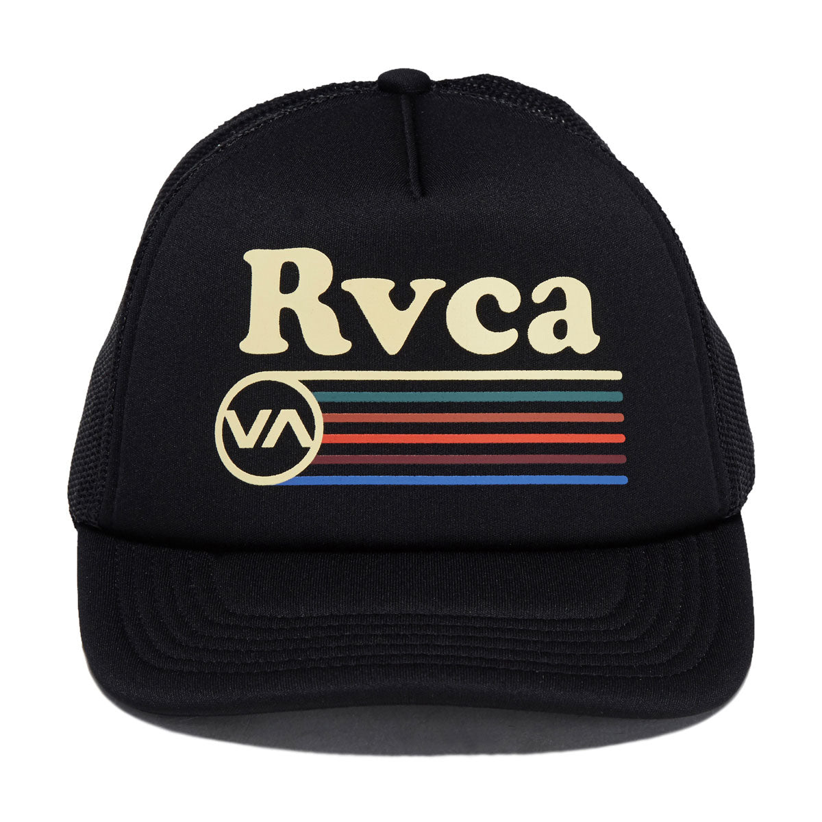 RVCA Womens Farrah Foam Mesh Trucker Hat - Black image 3
