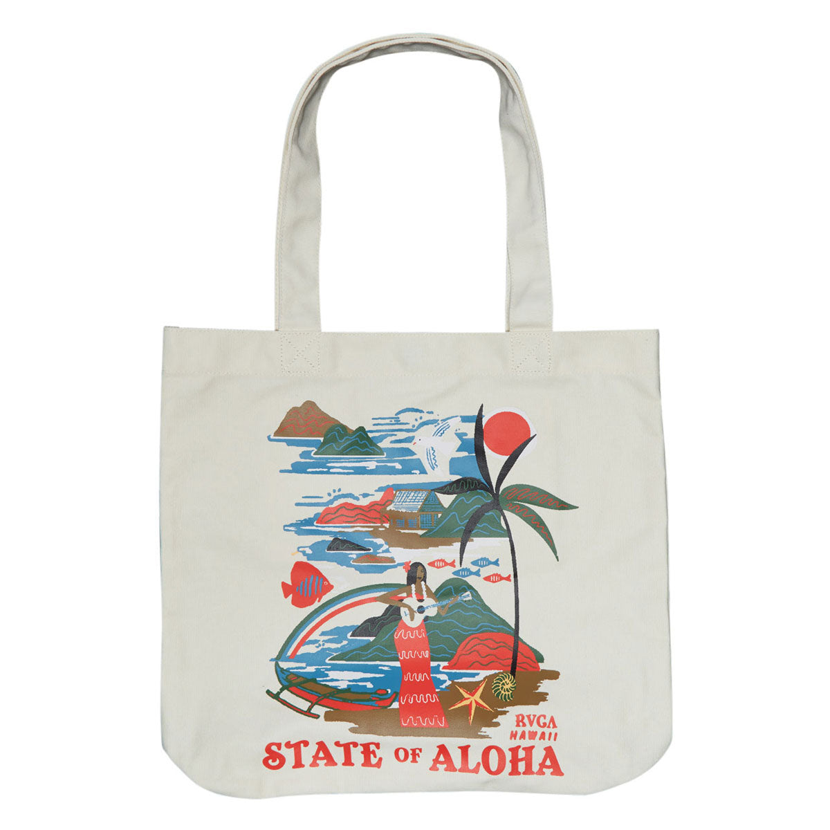 RVCA Womens Basica Tote Bag - White image 1