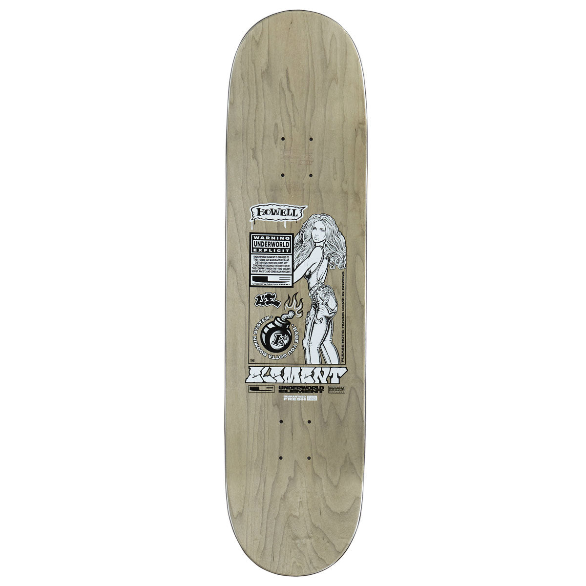 Underworld Element Howell Boomin System EX7 Skateboard Complete - 8.25