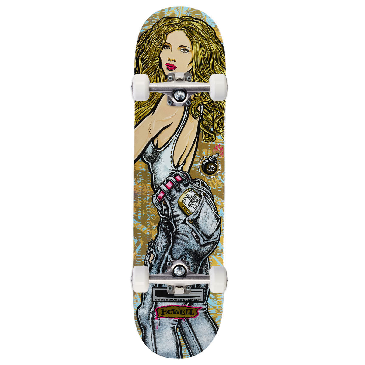 Underworld Element Howell Boomin System EX7 Skateboard Complete - 8.25