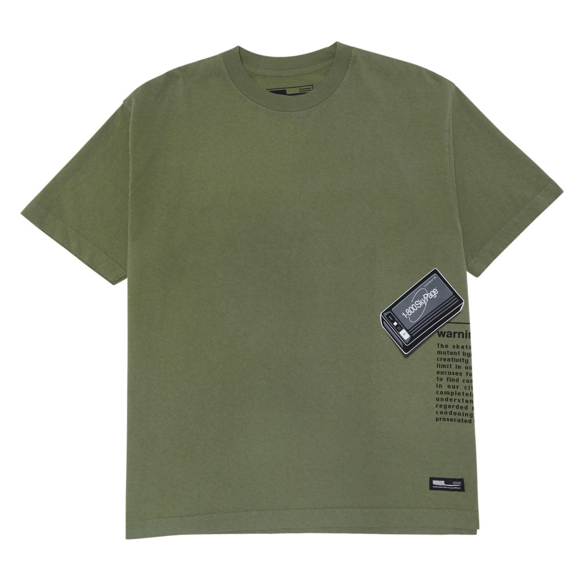 Underworld Element Skypager T-Shirt - Light Olive image 1