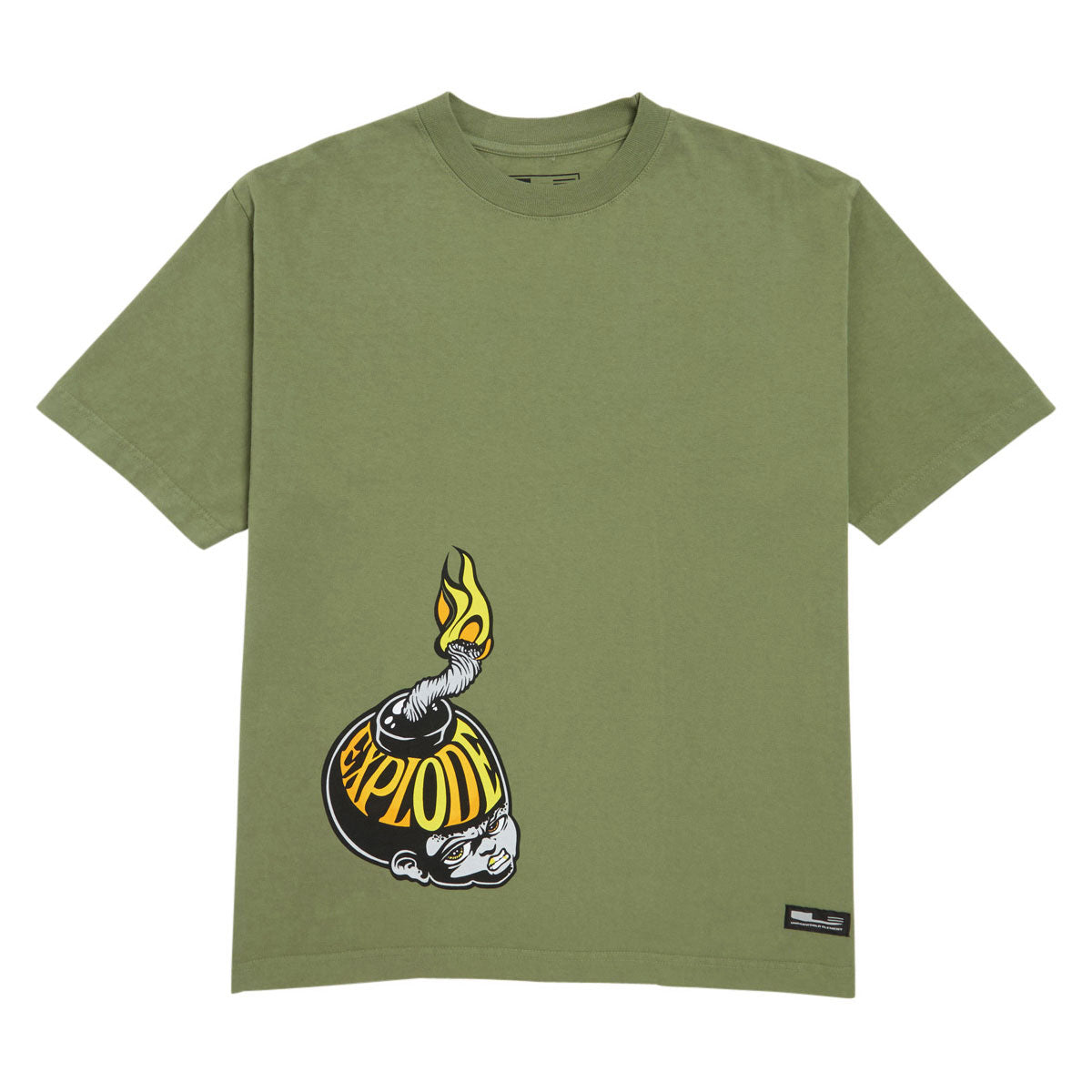 Underworld Element Explode T-Shirt - Light Olive image 1
