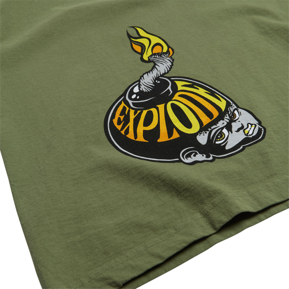 Underworld Element Explode T-Shirt - Light Olive image 3