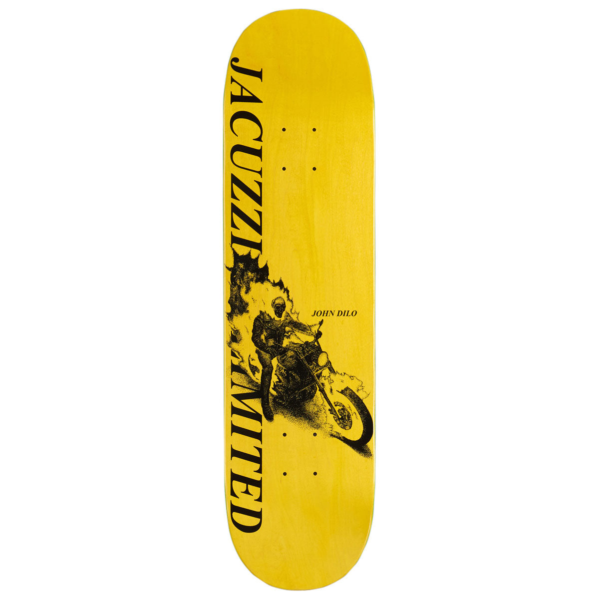 Jacuzzi Unlimited John Dilo Skull Cycle EX7 Skateboard Deck - 8.25