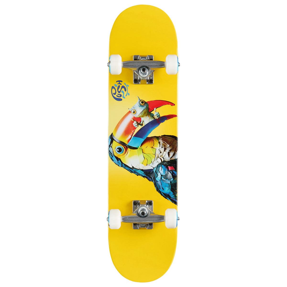 Push Toucan FP Soft Top Pre-Built Skateboard Complete - Golden - 7.25
