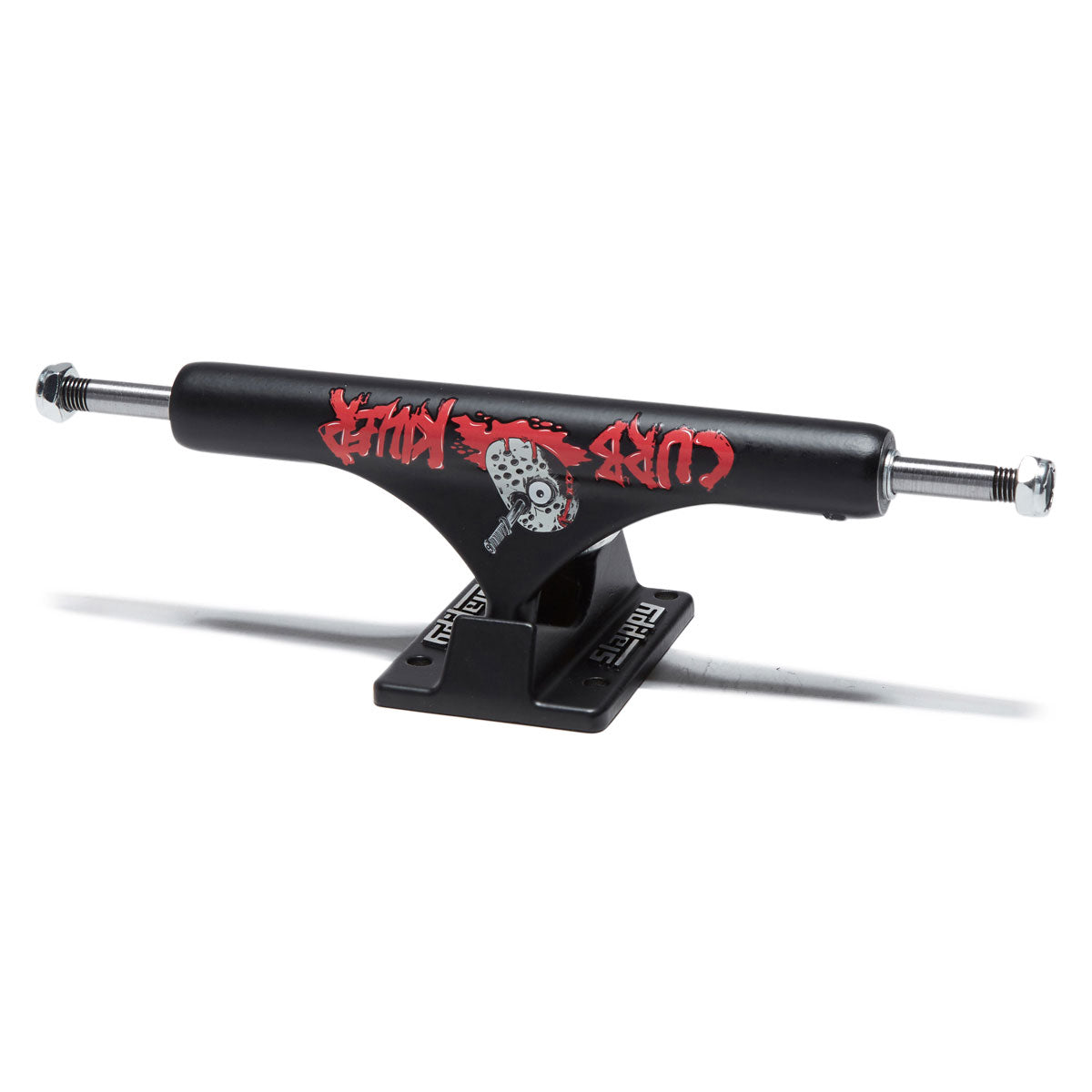 Slappy ST1 Curb Killer II Hollow Inverted KP Skateboard Trucks - Matte Black - 8.50