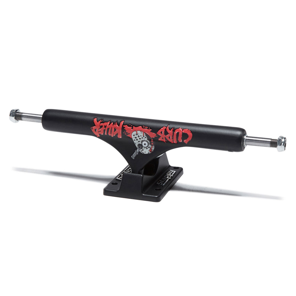 Slappy ST1 Curb Killer II Hollow Inverted KP Skateboard Trucks - Matte Black - 10.00