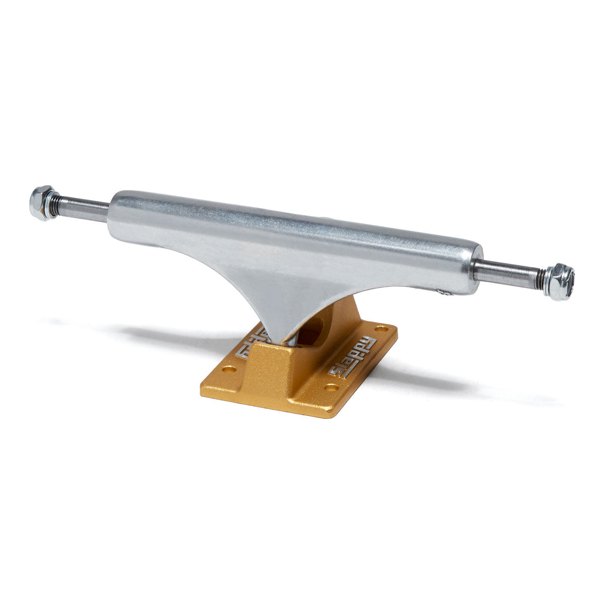 Slappy ST1 Inverted Hollow Lights Ultra Low Kingpin Skateboard Trucks - Polished/Gold/Gold - 8.25