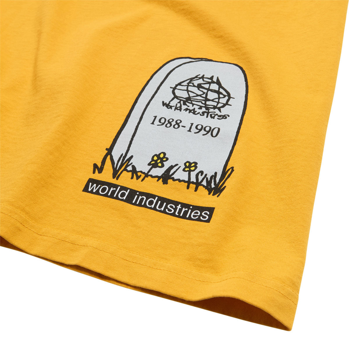 World Industries Skateboarding is Dead T-Shirt - Fools Gold image 3