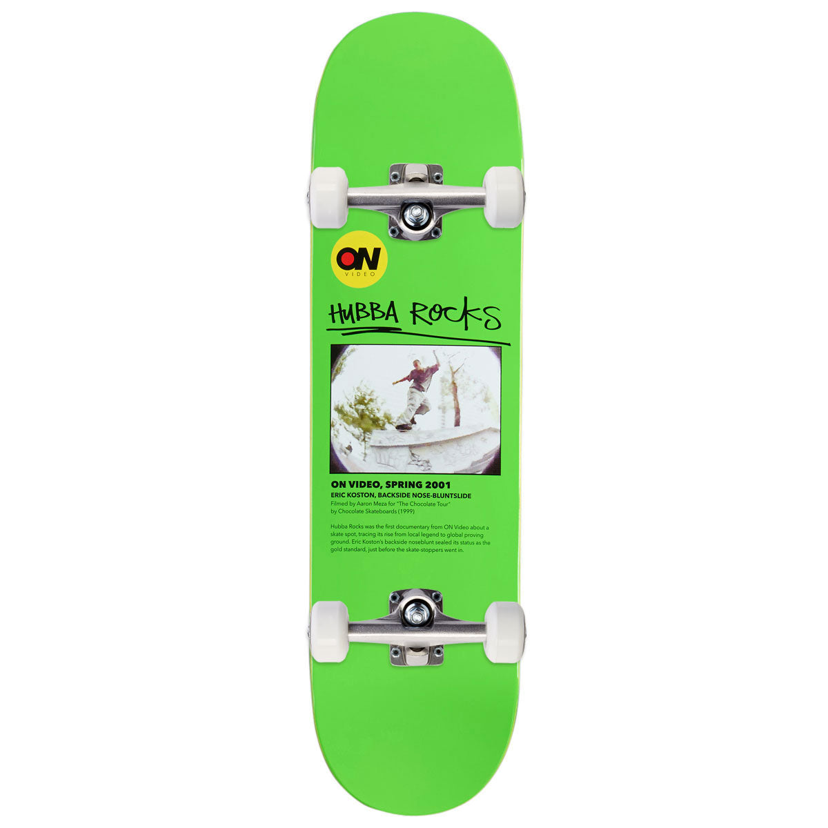 On Video Hubba Rocks Skateboard Complete - 8.375