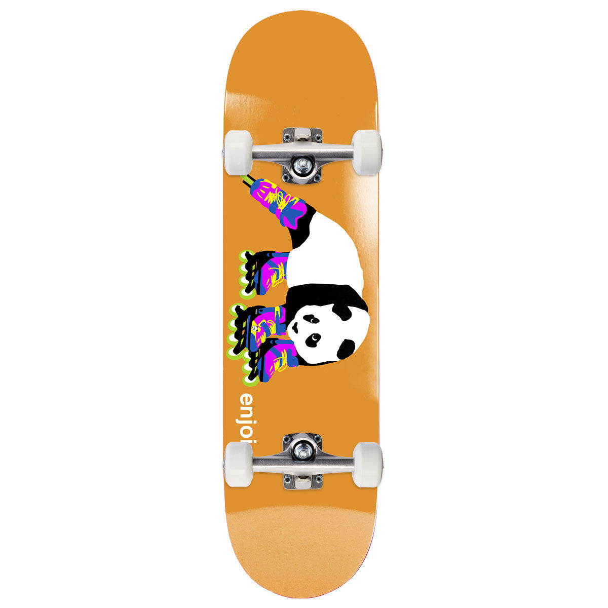 Enjoi Big Box Roller Blades R7 Skateboard Complete - Orange - 8.50