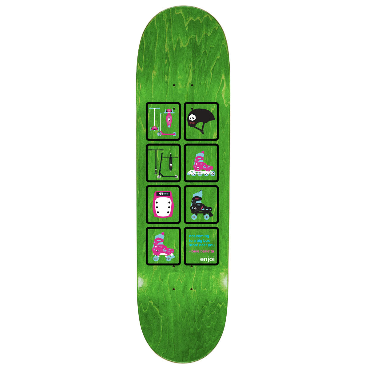 Enjoi Big Box Plastic Spectrum R7 Skateboard Deck - Orange - 8.25