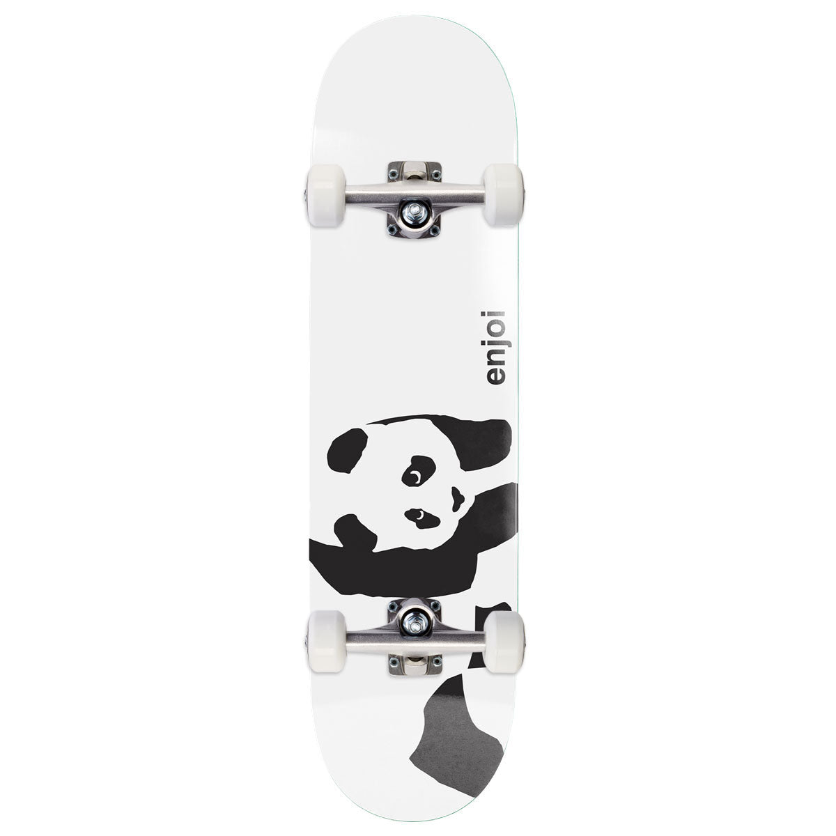 Enjoi Whitey Panda R7 Skateboard Complete - White - 8.375