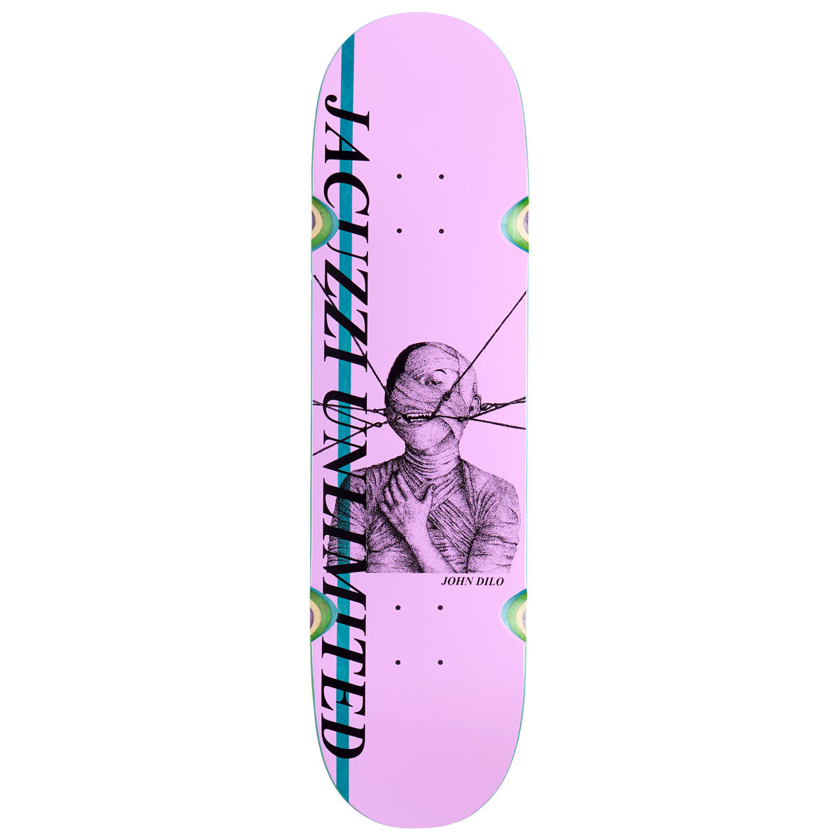 Jacuzzi Unlimited John Dilo Mummy EX7 Skateboard Deck - 8.50