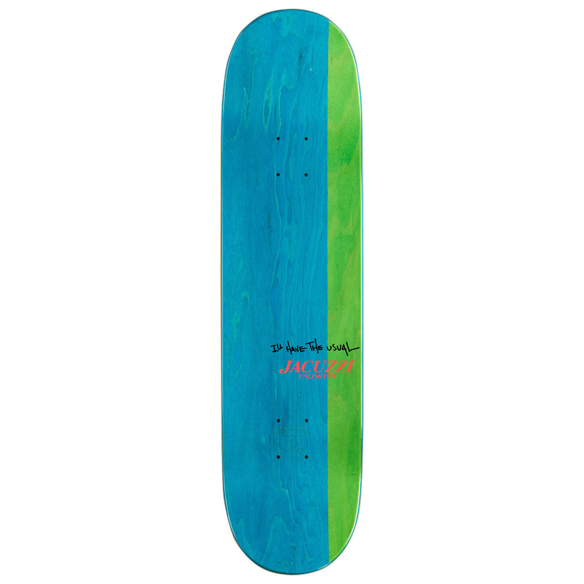 Jacuzzi Unlimited Cawell Berry Gunner EX7 Skateboard Deck - 8.25